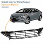 Grade Inferior Parachoque Hyundai Elantra 2015 2016 Com Moldura Cromada