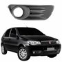 Grade Parachoque Fiat Palio 2008 2009 2010 2011 2012 Com Furo Cinza Lado Direito Passageiro