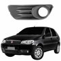 Grade Parachoque Fiat Palio 2008 2009 2010 2011 2012 Com Furo Cinza Lado Esquerdo Motorista