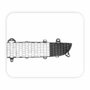 Grade Parachoque Inferior Fiat Palio 2012 2013 2014 2015 2016 Cinza