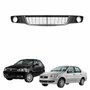 Grade Parachoque Fiat Palio G4 Siena 2008 até 2012 com Furo com Aro Cromado Preto