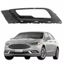 Grade Parachoque Ford Fusion 2017 2018 2019 Com Furo Black Piano Lado Esquerdo Motorista
