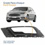 Grade Parachoque Ford Fusion 2017 2018 2019 Com Furo Black Piano Lado Esquerdo Motorista