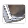 Grade Parachoque Ford New Fiesta Mexicano 2011 2012 2013 Cromado Lado Esquerdo Motorista