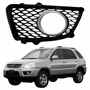 Grade Parachoque Kia Sportage 2009 2010 Com Furo Aro Prata Lado Esquerdo Motorista