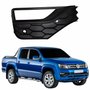 Grade Parachoque Vw Amarok 2017 Até 2021 Com Furo Com Sensor Lado Direito Passageiro