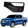 Grade Parachoque Vw Amarok 2017 Até 2021 Com Furo Com Sensor Lado Esquerdo Motorista