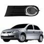 Grade Parachoque Vw Gol G5 2008 2009 2010 2011 2012 Sem Furo Friso Cromado Lado Esquerdo Motorista