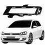 Grade Superior Parachoque Vw Golf 2014 2015 2016 2017 Com Moldura Cromada Lado Esquerdo Motorista