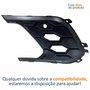 Moldura Grade Farol Auxiliar Vw Polo Gts 2024 2025 Com Furo Lado Direito Passageiro