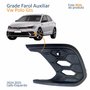 Moldura Grade Farol Auxiliar Vw Polo Gts 2024 2025 Com Furo Lado Esquerdo Motorista