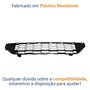 Grade Parachoque Central Cruze Sedan LT 2016 Até 2019 Sem Furo