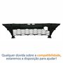 Grade Parachoque Central Toyota Yaris 2018 Até 2021 Black Piano