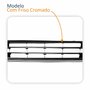 Grade Para-choque Vw Gol G6 2012 2013 2014 2015 2016 Com Friso Cromado Central