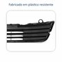 Grade Parachoque Central Vw Gol G7 2016 Até 2018 Com Friso Cromado
