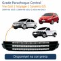 Grade Parachoque Central Vw Gol Saveiro Voyage G5 2009 Até 2013 Preta