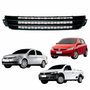 Grade Parachoque Central Vw Gol Saveiro Voyage G5 2009 Até 2013 Preta
