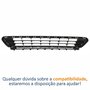 Grade Parachoque Central Vw Golf 2014 Até 2017 Sem Friso Cromado