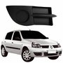 Grade Parachoque Dianteiro Renault Clio Hatch 2006 Até 2012 Sem Furo Lado Direito Passageiro