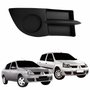 Grade Parachoque Dianteiro Renault Clio Hatch Sedan 2006 Até 2012 Sem Furo Lado Direito Passageiro