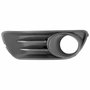 Grade Parachoque Fiat Palio 2008 2009 2010 2011 2012 Com Furo Cinza Lado Esquerdo Motorista