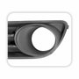 Grade Parachoque Fiat Palio 2008 2009 2010 2011 2012 Com Furo Cinza Lado Esquerdo Motorista