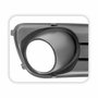 Grade Parachoque Fiat Palio 2008 2009 2010 2011 2012 Com Furo Cinza Lado Esquerdo Motorista