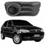 Grade Parachoque Fiat Palio G3 2008 2009 2010 2011 2012 Sem Furo Cinza Lado Direito Passageiro