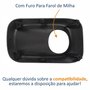 Grade Parachoque Fiat Uno 2017 Até 2020 Com Furo Lado Direito Passageiro
