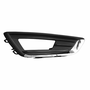 Grade Parachoque Ford Focus 2015 2016 2017 Com Furo Moldura Cromada Lado Direito Passageiro