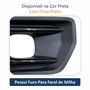 Grade Parachoque Ford Ranger 2024 2025 Com Furo Com Moldura Preta Lado Direito Passageiro