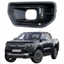 Grade Parachoque Ford Ranger 2024 2025 Com Furo Com Moldura Preta Lado Esquerdo Motorista
