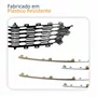 Grade Parachoque Gm Cruze Sedan Ltz 2016 2017 2018 2019 Com Kit 8 Frisos Cromados