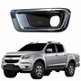 Grade Parachoque Gm S-10 2012 2013 2014 2015 2016 Com Furo Com Moldura Cromada Lado Esquerdo Motorista