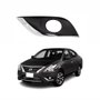 Grade Parachoque Nissan Versa 2015 Até 2021 Com Furo Friso Cromado Lado Esquerdo Motorista