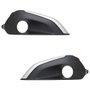 Par Grade Parachoque Peugeot 208 2017 2018 2019 2020 Com Furo Com Friso Cinza