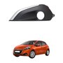 Grade Parachoque Peugeot 208 2017 2018 2019 2020 Com Furo Com Friso Cinza Lado Esquerdo Motorista