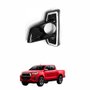 Grade Parachoque Toyota Hilux SRV 2018 2019 2020 Black Piano Com Moldura Cromada Lado Esquerdo Motorista