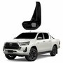 Grade Para-choque Toyota Hilux Srv 2021 2022 2023 Black Piano Lado Esquerdo Motorista