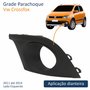 Grade Parachoque Vw Crossfox 2011 Até 2014 Com Furo Lado Esquerdo Motorista