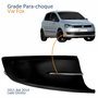 Grade Para-choque Vw Fox 2011 2012 2013 2014 Sem Furo Com Friso Cromado Lado Direito Passageiro