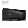 Grade Para-choque Vw Fox 2011 2012 2013 2014 Sem Furo Com Friso Cromado Lado Direito Passageiro