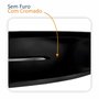Grade Para-choque Vw Fox 2011 2012 2013 2014 Sem Furo Com Friso Cromado Lado Esquerdo Motorista