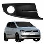 Grade Parachoque Vw Fox 2011 Até 2014 Com Furo Com Friso Cromado Lado Direito Motorista