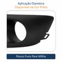 Grade Parachoque Vw Fox 2011 2012 2013 2014 Com Furo Lado Esquerdo Motorista