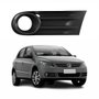 Grade Parachoque Vw Gol G5 2009 Até 2013 Com Furo Preta Lado Direito Passageiro