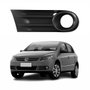 Grade Parachoque Vw Gol G5 2009 Até 2013 Com Furo Preta Lado Esquerdo Motorista