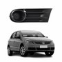 Grade Parachoque Vw Gol G5 2009 Até 2013 Sem Furo Preta Lado Direito Passageiro