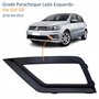 Grade Parachoque Vw Gol G8 2018 Até 2023 Com Furo Lado Esquerdo Motorista