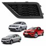 Grade Parachoque Vw Gol Voyage G8 2018 Até 2023 Saveiro G7 2017 Até 2023 Sem Furo Lado Esquerdo Motorista